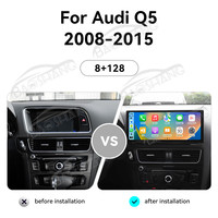 12.3 pouces Carplay pour Audi Q5 2008-2015 Android 13 autoradio sans fil GPS Navi tête unité lecteur multimédia écran Ultra-mince
