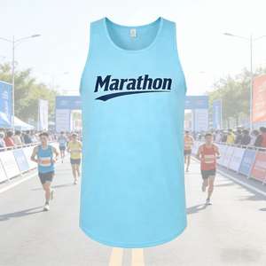 Camisetas de Tirantes Personalizadas para Maratón, Talla Grande, de Alta Calidad, Transpirables, de Secado Rápido, para Clubes Deportivos - Product Image 1