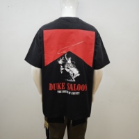 T-shirt Homme Oversize 250 GSM Rétro 100% Coton Épais, Impression DTG, Logo, Effet Délavé Acide, Vintage, Personnalisé