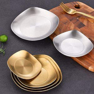 2026 Plateau carré en acier inoxydable personnalisé, <span class=keywords><strong>incassable</strong></span> et de qualité supérieure, pour repas au hot pot, <span class=keywords><strong>vaisselle</strong></span> portable et plateau à collations, pour la maison et l'hôtel - Product Image 5