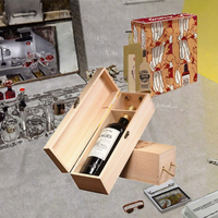 Boîte à vin en bois personnalisée de luxe avec logo gravé, vente en gros, emballage pour vin rouge, boîte cadeau recyclable pour champagne, Monlith