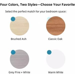 Table de chevet moderne en bois massif avec <span class=keywords><strong>plateau</strong></span> et tiroir <span class=keywords><strong>pour</strong></span> chambre à coucher 47x39x48cm - Product Image 6