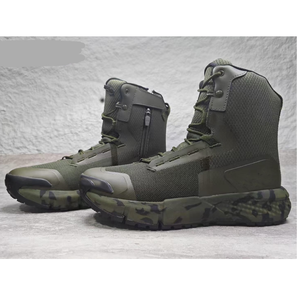 รองเท้าบูทผู้ชายแบบยุทธวิธี DFA01 ผลิตตามสั่ง ขายส่ง รองเท้าบูทหนังสำหรับการล่าสัตว์ ระบายอากาศได้ดี เหมาะสำหรับฤดูร้อน - Product Image 1