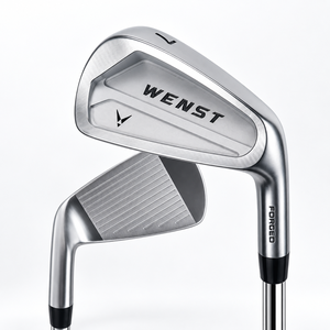 Têtes de fers de <span class=keywords><strong>golf</strong></span> forgées CNC en acier OEM 1020, personnalisables avec logo, fraisées, plaquées noires, pour droitiers, avec tiges en graphite ou en acier, pour hommes - Product Image 1