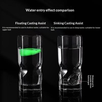 Lot de 20 micro-assistants de pêche à la ligne, flottants, transparents, verts, pour la pêche à la mouche, réduisant la vitesse de coulée
