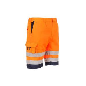 PORTWEST - L043ONRXXXL Short en polycoton léger haute visibilité Orange/Marine-EAN 5036108383481 HI-VIS WORKWEAR - Product Image 1