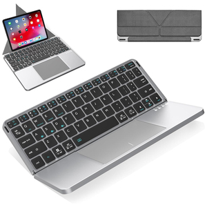 <span class=keywords><strong>Tastiera</strong></span> Wireless BT pieghevole 2-in-1 portatile con <span class=keywords><strong>tastiera</strong></span> magnetica <span class=keywords><strong>per</strong></span> telefoni cellulari tablet - Product Image 1