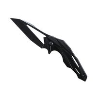 Couteau pliant en acier inoxydable pour camping en plein air avec couteau tactique
