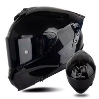 Nouveau casque de moto panoramique ultra HD à double objectif, respirant et sûr, design unisexe