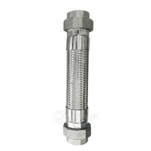 Junta de Expansión de Goma de Doble Esfera <span class=keywords><strong>PN</strong></span> 10/16, Conector Flexible de Hierro Tipo Unión, Junta de Expansión Roscada de 50 mm, Zincada - Product Image 3