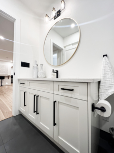 Mueble de Baño Contemporáneo de Lujo, Mueble de Almacenamiento Suspendido para Baño con Tiradores, Precio Económico, Venta al Por Mayor - Product Image 6