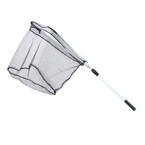 Filet de sécurité en fibre de polyester + aluminium, filet de sol 50*50 cm, profondeur du filet 45 cm, filet de pêche portable pour la pêche à la <span class=keywords><strong>carpe</strong></span> - Product Image 5
