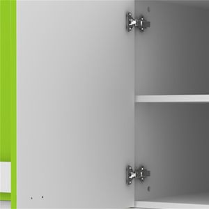 เตียงเดี่ยวพร้อมตู้เสื้อผ้าสำหรับเด็ก รุ่นทอมี่ นิกิ สีสันสดใส - Product Image 5