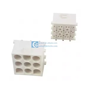 Marque Tyco 350712-1 Pin Headers Plugin Connector <span class=keywords><strong>VERT</strong></span> 9POS 6.35MM Board to Cable/Wire 3507121 Series Universal <span class=keywords><strong>MATE</strong></span>-N-LOK - Product Image 1