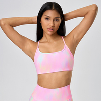 Soutien-gorge de yoga tie-dye à la mode pour femmes soutien-gorge de sport confortable et élégant haut soutien-gorge de sport tie-dye parfait pour le yoga, la salle de sport