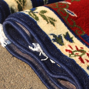 Full-<b>roll</b> custom mosque design woven carpet, machine-made, cushioned, washable, wear-resistant polyester floor prayer <b>mat</b> - Product Image 1