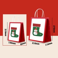 Sacs en papier kraft recyclables de différents styles pour cadeaux de Noël et emballages artisanaux, avec poignées Flexiloop, pour le shopping et l'emballage de bougies