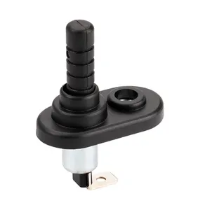 20A 12V ON-(OFF) Car Auto Door Switch Hood Mount Door Jamb Plunger Switch Nickel Plated Door Pin Switch With Rubber Boot