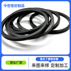 Joint torique en nitrile hydrogéné HNBR70, résistant aux hautes températures, étanchéité à l'huile, pièce non standard - Product Image 3