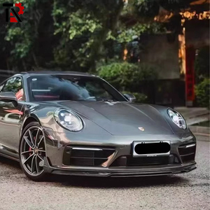 Kit Carrozzeria Completo in Vera Fibra di Carbonio per Porsche 911 992 Carrera <span class=keywords><strong>S</strong></span> - Kit Aerodinamico con Labbro Anteriore, Diffusore Posteriore, Minigonne Laterali - Product Image 4