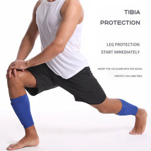 Grosir kualitas tinggi elastis lengan kompresi betis dengan bantalan kustom pelindung betis bantalan untuk wanita dan pria - Product Image 3