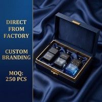 Diffuseur de voiture suspendu OEM haut de gamme avec verre dégradé et capuchon noir mat pour cadeaux d'image de marque d'entreprise