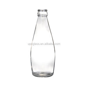 High Borosilicate Custom logotipo claro Vidro Beber Garrafa Estilo Luxo Smooth 355ml Garrafa De Água De Vidro com Tampa De Vidro Hermético - Product Image 4