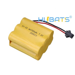 Batería <span class=keywords><strong>de</strong></span> níquel <span class=keywords><strong>cadmio</strong></span> NiCd 7,2 V 700mAh AA Paquete <span class=keywords><strong>de</strong></span> batería <span class=keywords><strong>para</strong></span> juguetes <span class=keywords><strong>de</strong></span> control remoto Coche 7,2 V NiCd 700mAh AA Batería recargable - Product Image 5