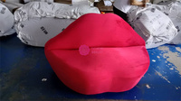 Canapé en forme de lèvres rouges Yicheng Beauty Wholesale, petit canapé 2 places, canapé en forme de lèvres à vendre