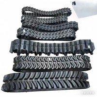 Cadenas de Goma de Repuesto Originales para Miniexcavadoras Kubota U15 U17 U20 U25 U30 U35