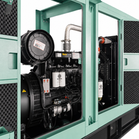 Groupe électrogène diesel silencieux de 250 kW avec armoire de synchronisation, groupe électrogène industriel fermé pour alimentation de secours avec panneau de synchronisation