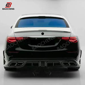 Estilo BC para Mercedes Benz Clase S W223 <span class=keywords><strong>Maybach</strong></span> S480 580 680 con paquete <span class=keywords><strong>Mansory</strong></span> Kit de carrocería de fibra de carbono 2021 + - Product Image 5