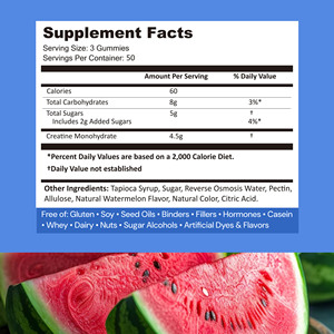 Factory Wholesale Creatine Gummies It Support Lean Muscle Development and <b>Post</b>-Workout Strength Dietary Supplement - Product Image 6