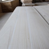 Panneau de bois massif en Paulownia 100% naturel de qualité AA, 4x8, 12mm, 18mm, avec bords collés, pour meubles, dessus de table et artisanat
