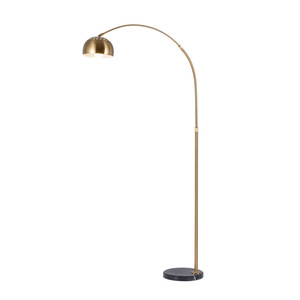 Lampada <span class=keywords><strong>da</strong></span> <span class=keywords><strong>Terra</strong></span> ad Arco con Base in Marmo, Design Moderno Nordico, LED, <span class=keywords><strong>per</strong></span> Soggiorno - Product Image 2