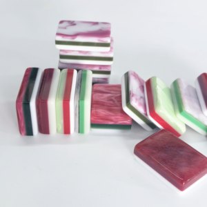 Juego de Mahjong Acrílico Americano de Lujo, Mini Mahjong de Viaje, Mahjong de Singapur, Juego de Rummy Rummikub Personalizado - Product Image 3