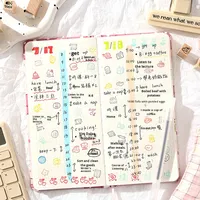 Boîte à tampons mignonne de 36 pièces, motifs de chat et de nuage de style Ins pour la décoration DIY des étudiants, carnets, tampons en bois fabriqués en Chine