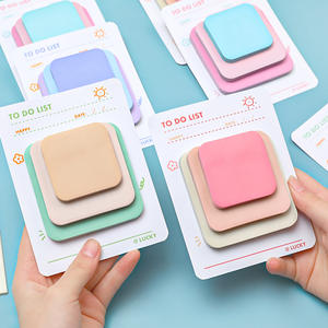 ZGBROTHERS Blocs de Notas Kawaii con Degradado de Color Simple, con Adhesivo, 90 Hojas Sueltas para Uso en la Oficina - Product Image 4