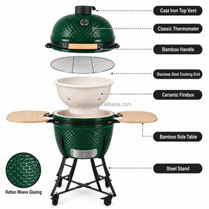 <span class=keywords><strong>Barbecue</strong></span> <span class=keywords><strong>Kamado</strong></span> en céramique verte SEB de 21 pouces, vente en gros d'usine, fumoir au charbon de bois, certifié CE LFGB, approvisionnement direct usine - Product Image 3