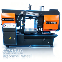 Mesin Pemotong Logam GZ4240 400mm Sistem Pendingin Hidrolik Semi Otomatis untuk Mengurangi Keausan Pisau Pemrosesan Baja