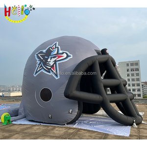 Tunnel de sport gonflable géant pour l'extérieur, populaire, pour jouer au <span class=keywords><strong>football</strong></span> américain, <span class=keywords><strong>casque</strong></span> personnalisé - Product Image 3