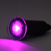 Lampe de piscine LED étanche populaire IP68 1,5 pouce RGBW sans niche 12VAC 12W, remplacement Pentair GloBrite pour éclairage sous-marin