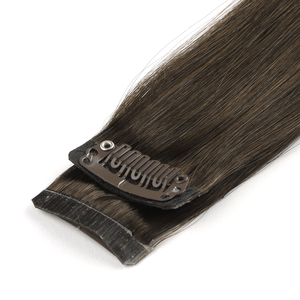 Extensiones de cabello humano Remy de calidad premium K.SWIGS, 100 g, colores sólidos y con mechas, 7 piezas con clips, extensiones de cabello con cinta adhesiva invisible. - Product Image 4