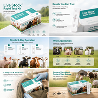Test de grossesse multi-spécies Petcare ALICE001 - Carte réutilisable certifiée CE pour usage commercial et domestique - Garantie de 2 ans