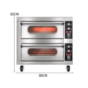 Horno de Panadería Comercial de Una Sola Bandeja y Un Solo Nivel con Vapor y Control de Temperatura para Pan, Pasteles y <span class=keywords><strong>Pizza</strong></span> - ¡Gran Oferta! - Product Image 2