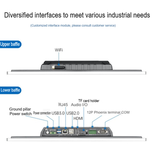 10.4 inch cảm ứng công nghiệp Panel LCD PC 1Tops npu cánh tay rk3568 CPU 12-58V DC All-in-One Android/Linux máy tính với DDR4 RAM - Product Image 3