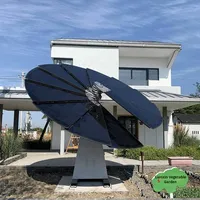 Panneau solaire photovoltaïque monocristallin Zixi Urban Outdoor à faible émission de carbone, éclairage extérieur, fleur solaire, contrôleur MPPT 2,65 kW 220 V