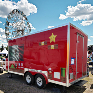 Camion de nourriture entièrement équipé pour restauration Chariot de nourriture pour hot-dogs USA Remorque de nourriture personnalisée avec équipements de cuisine de restaurant complets - Product Image 5