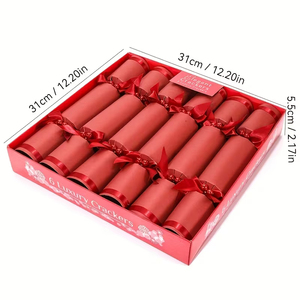 Directo de Fábrica, Hechos a Mano, <span class=keywords><strong>Bon</strong></span> Bons Navideños, Crackers de Navidad con Sonidos, Gorro de Papel y Chistes en Inglés - Product Image 5