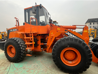Chargeuse frontale Doosan DL505 importée de Corée, 4 roues motrices, pompe hydraulique, faible consommation de carburant, haute efficacité, 90% neuve, vente flash
